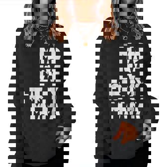 Mad Love For My Mama Colorful Mother's Day Women Sweatshirt - Thegiftio UK