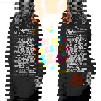 In My Maestra Era Spanish Bilingual Teacher Back To School Women Sweatshirt - Thegiftio