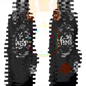 Maestra Spanish Teacher Back To School First Day Of School Women Sweatshirt - Thegiftio