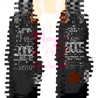 Mai 2005 Cool Cadeau Anniversaire 20 Ans Pour Filles Sweat-shirt pour femme - Cadeauxyz