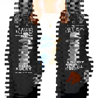 Maltese Mommyマルチーズ ママ 犬 お母さん 母の日 お母さん スウィート・マルチーズ レディーススウェットシャツ - Kawaiitshirt