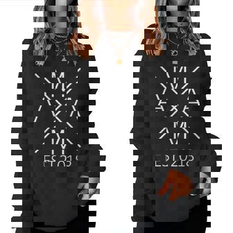 Mama Est 2018 Madre Desde 2018 Mamá 2018 Sudadera Mujer - Regaloses