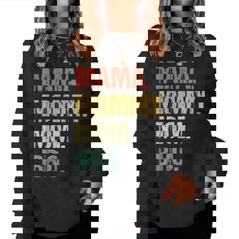 Mama Mommy Mom Bro Mothers' Day Women Sweatshirt - Monsterry