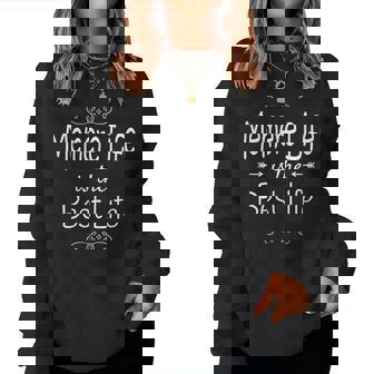 Memere Life Is The Best Life Print For Memere Grandma Women Sweatshirt | Mazezy