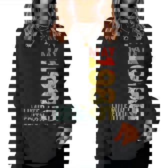 Mes Mayo 1985 Año 1985 Retro 1985Intage 1985 Desde 1985 Cuello Sudadera Mujer - Regaloses