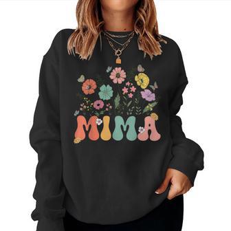 Mima For Grandma Wildflower Floral Women Women Sweatshirt - Thegiftio UK