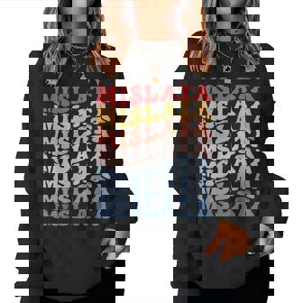 Mislata City Groovy Retro Sudadera Mujer - Regaloses