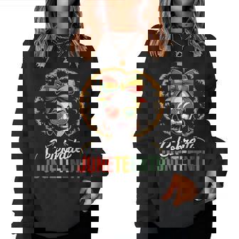 Miss Junenth Freedom Black American African Toddler Girl Women Sweatshirt | Mazezy