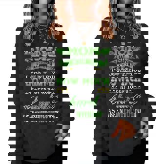 Missing My Mom Mother Mommy In Heaven Daughter Son Lost Mom Women Sweatshirt - Monsterry