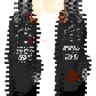 Mom Of 2 Boys Running On Empty Women Sweatshirt | Mazezy