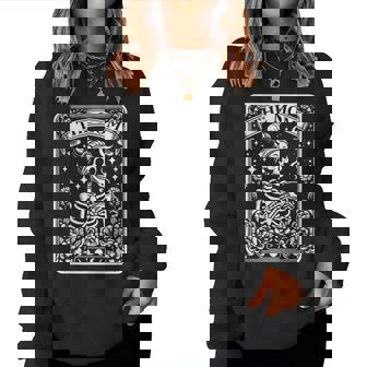 The Mom Tarot Card Woman Skeleton Mother Skull Mama Women Sweatshirt - Thegiftio