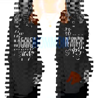 This Mom-Mom Prays Perfect Christian Mom-Mom Women Sweatshirt | Mazezy