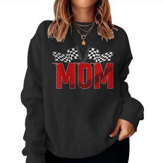Mom Race Car Matching Family Racing Boy Birthday Women Sweatshirt - Thegiftio UK