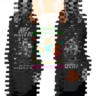 Momcraft Gamer For Happy Mother Day Women Sweatshirt | Mazezy