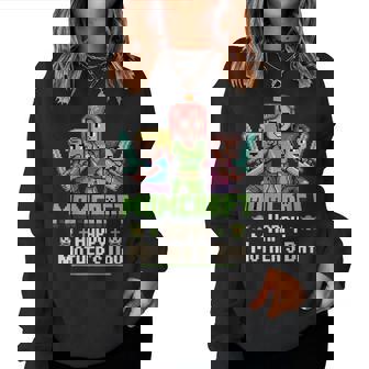 Momcraft Happy Mother Day Mom Craft Gamer Boy Mom Women Sweatshirt - Monsterry