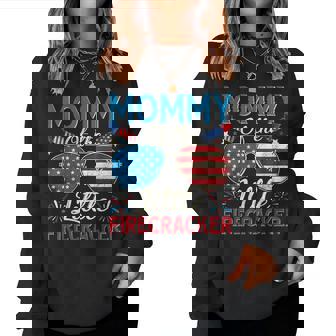 Mommy Of The Little Firecracker 4Th Of July Mom Women Women Sweatshirt - Thegiftio UK