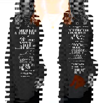 Mother With All Sons Surrounded By Handsome Men Women Sweatshirt - Thegiftio