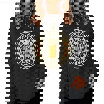 No Beer No Life ヴィンテージドリンク ビール愛好家 ビールファン向け レディーススウェットシャツ - Kawaiitshirt