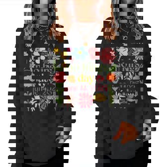 No Kings In America Floral No Kings Day June 14 4Th Of July Women Sweatshirt | Mazezy