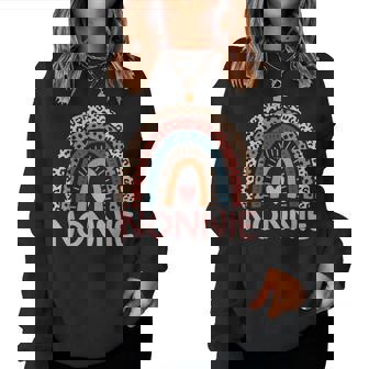 Nonnie Rainbow Leopard Women Sweatshirt | Mazezy