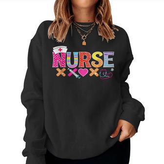Nurse Life 2025 Heartbeat For Nurse Week Nurse’S Day Women Women Sweatshirt - Thegiftio UK