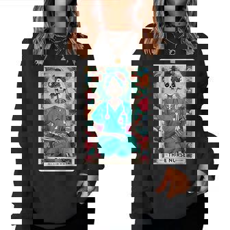 The Nurse Skeleton Tarot Card Nursing Nurse Rn Lpn Np Women Sweatshirt | Mazezy