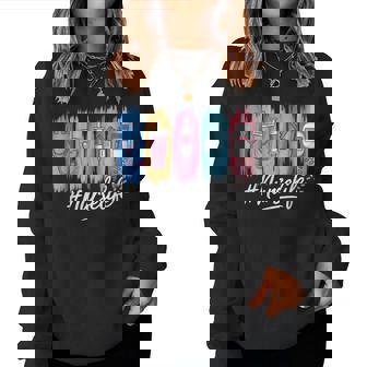 Nurses' Day Nurse Week Appreciation 2025 Brushstrokes Women Sweatshirt | Mazezy
