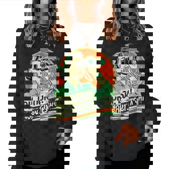 Oh Look Nobody Gives A Shit Sarcastic Retro Women Sweatshirt - Monsterry