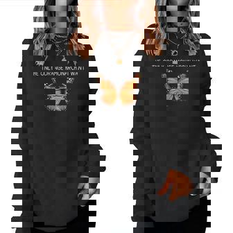 The Only Orange Monarch I Want Orange Monarch Butterfly Women Sweatshirt - Monsterry