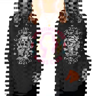Overstimulated Moms Club Neurodivergent Mom Mental Health Women Sweatshirt - Thegiftio UK