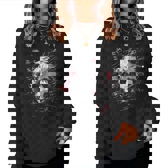 Panda Dibujo Arte Animal Abstracto Gráfico Sudadera Mujer - Regaloses