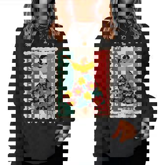 Hispanic Heritage Mexican American Floral Dancer Woman Women Sweatshirt | Mazezy