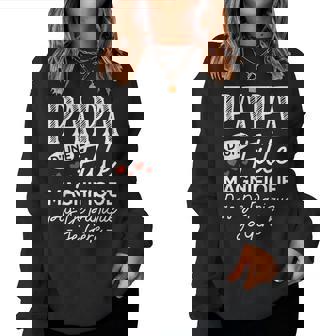 Papa D'une Fille Magnifique Cadeau Personnalisé Pour Papa Sweat-shirt pour femme - Cadeauxyz