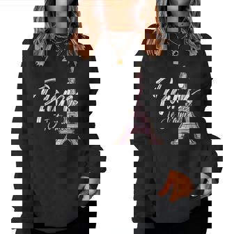 Paris I Love You France Tour Eiffel Mignonouvenir Français Sweat-shirt pour femme - Cadeauxyz