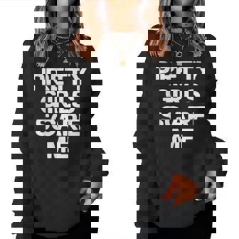 Pretty Girlscare Me Detti Divertenti Per Ragazzi E Ragazze Umorismo Women Sweatshirt - Novitaregali