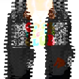 Professeur De Rentréecolaire Cool Teachers Club Retrointage Sweat-shirt pour femme - Cadeauxyz