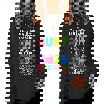 Proud Aunt Class Of 2025 Preschool Pre-K Graduate Graduation Women Sweatshirt - Monsterry