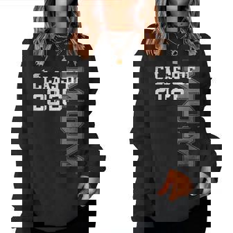 Proud Mom Of A 2026 Graduate Grad Senior Mother Graduation Women Sweatshirt - Thegiftio