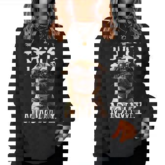 Pug Mommyパグ・マミー パグ・マム 犬のママ 母の日 パグ・ママ レディーススウェットシャツ - Kawaiitshirt