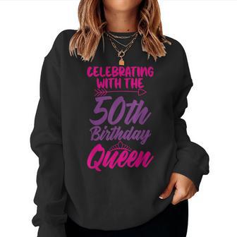 Queens Para 50 Cumpleaños Celebración De 50 Años Sudadera Mujer - Regaloses
