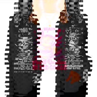 Ready To 3Rd Grade Axolotl Question First Day Of School Girl Women Sweatshirt | Mazezy