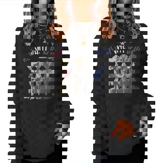 Red White And Blue Labrador Dog Retriever 4Th Of July For Women Women Sweatshirt | Mazezy