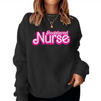 Registered Nurse Healthcare Hospital Nurse Rn Staff Nursing Women Sweatshirt - Thegiftio UK