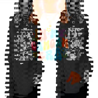 Retro Groovy In My Gamgam Era Happy Mother's Day Women Sweatshirt - Thegiftio