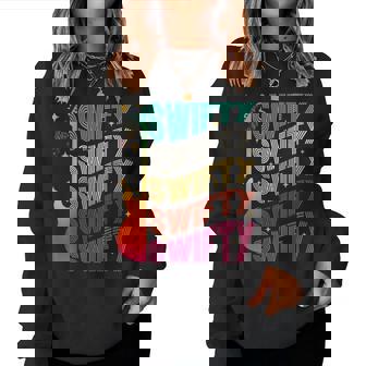 Retro Taylor Personalized Name I Love Taylor Girl 70'S 80'S Women Sweatshirt - Thegiftio