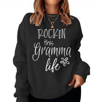Rockin This Gramma Life Special Grandma Women Sweatshirt - Thegiftio UK