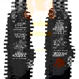 Ropa De Motorista Divertida Para Es Sudadera Mujer - Regaloses