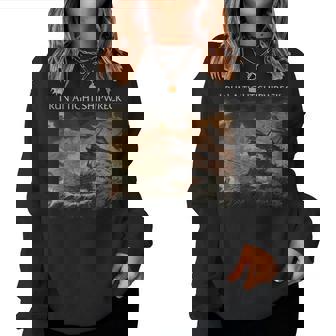 I Run Tight Shipwreck Homeschool Mama Cool Mom Women Sweatshirt | Mazezy