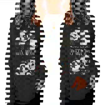 S Lindas Panda Para Niñas Pequeño Oso Panda Regalos Sudadera Mujer - Regaloses