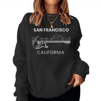 San Francisco Californiaouvenir Hommes S Musique Californie Sweat-shirt pour femme - Cadeauxyz